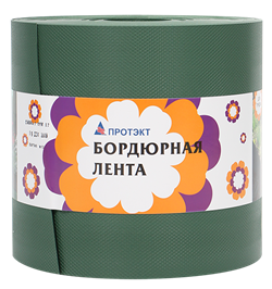 Лента бордюрная садовая Б-20 хаки 20 см х 30 м - фото 18866
