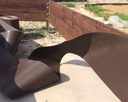 Лента бордюрная садовая БЛ-30 коричневая 30 см х 9 м - фото 18870