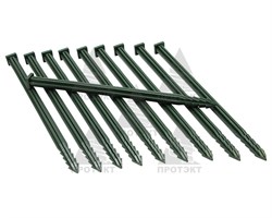 Колышки садовые для бордюрной ленты Протэкт хаки - фото 20309