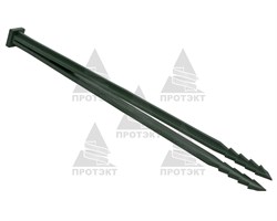 Колышки садовые для бордюрной ленты Протэкт хаки - фото 20312