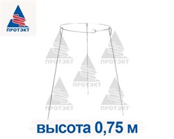 Кустодержатель, высота 0,75 м, диаметр 0,4 м, металл - фото 20390