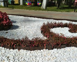 Лента садовая бордюрная Гофра Б-15/9 коричневая 15 см х 9 м - фото 20421