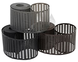 Вентиляционная лента ЛВ-10 коричневая 10 см x 5 м - фото 20467