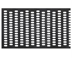 Вентиляционная лента ЛВ-10 черная 10 см x 5 м - фото 20484