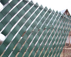 Лента для забора ЛЗ-48, 0,048 х 50 м, хаки - фото 20569