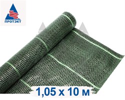 Агроткань застилочная от сорняков зеленая, плотность 90 гр/м2 (1,05 м х 10м) - фото 20601