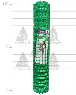 Пластиковая сетка заборная Прочная ЗР-45/1,2/20, лесной зеленый - фото 20645