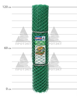 Заборная сетка решетка З-35, 1,2*10 м, зеленая - фото 20651