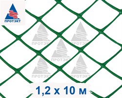 Заборная сетка решетка З-35, 1,2*10 м, хаки - фото 20655