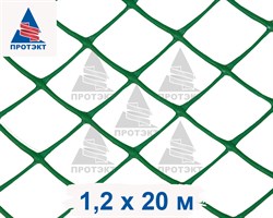 Заборная сетка решетка З-35, 1,2*20 м, хаки - фото 20660