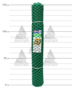 Заборная сетка решетка З-40, 1,5*10 м, зеленая - фото 20669
