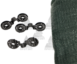 Затеняющая сетка фасованная 80% 2*5 м клипсы в комплекте - фото 20740