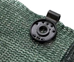 Затеняющая сетка фасованная 80% 2*10 м клипсы в комплекте - фото 20744