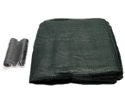 Затеняющая сетка фасованная 80% 2*10 м клипсы в комплекте - фото 20745