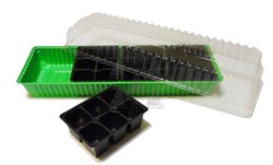 Мини-парник 24 ячейки (4 вставки) - фото 20859