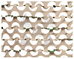 Маскировочная сетка Лайт 2х5 м, зеленый-светло-бежевый - фото 20930