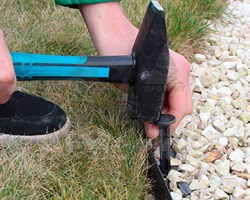 Садовый пластиковый бордюр 55 мм - фото 21017