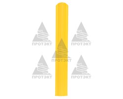 Пластиковый штакетник желтый 8 см * 1 м - фото 21035