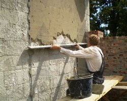 Сетка фасадная пластиковая Протэкт 35 г/м2, ячейка 15*15 мм, 1*50 м, желтый - фото 21151