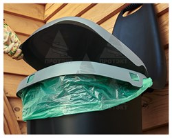 Тележка садовая с крышкой 38 л - фото 21213