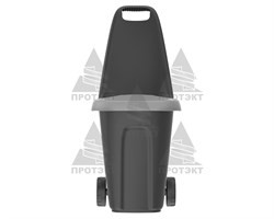 Тележка садовая с крышкой 38 л - фото 21218