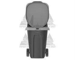 Тележка садовая с крышкой 38 л - фото 21223