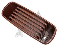 Скамейка перевертыш садовая Протэкт, коричневая - фото 21242