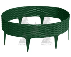 Садовый бордюр Ротанг хаки 9 см * 3,2 м - фото 21251