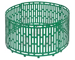 Защита стволов деревьев, набор 4 шт, 20,5 х 34,5 см, зеленый - фото 21388