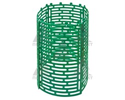 Защита стволов деревьев, набор 4 шт, 20,5 х 34,5 см, зеленый - фото 21390