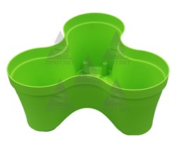 Горшок цветочный тройной - фото 21842