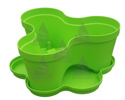 Подставка под горшок цветочный тройной - фото 21843