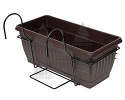 Держатель для балконного ящика 40 см - фото 21866