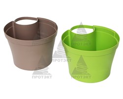 Кашпо пластиковое на столб - фото 21901