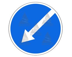 Маска для буфера дорожного 4.2.2 (одна стрелка) - фото 21967