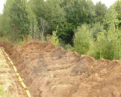 Лента сигнальная Газ ЛСГ-200 "Опасно газ", ширина 200 мм - фото 22139