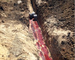 Лента защитно-сигнальная ЛЗС-125, ширина 125 мм - фото 22174