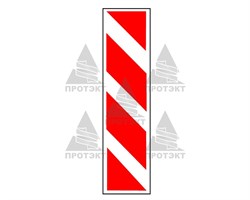 Маска для дорожной пластины "Солдатик" 8.22.1 "Препятствие" тип "Б" - фото 22207