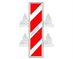 Маска для дорожной пластины "Солдатик" 8.22.2 "Препятствие" тип "Б" - фото 22210