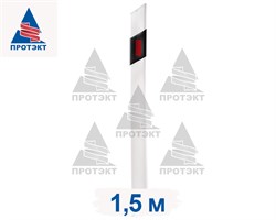 Столбик дорожный сигнальный СДС С1, высота 1,5 м - фото 22308