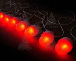 Гирлянда из сигнальных фонарей ФС-12 с шагом 2 м - фото 22431