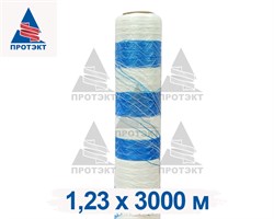 Сетка сеновязальная, 1,23x3000 м, белая - фото 22546