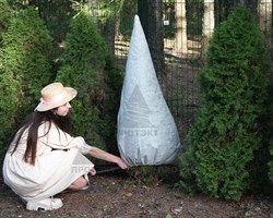 Конус для хвойных растений Протэкт 1,6 м х 2,5 м белый - фото 22826