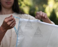 Чехол для кустарников и роз на молнии Протэкт 1,0 м х 1,2 м белый - фото 22912