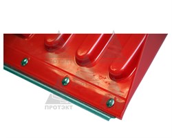 Лопата снеговая пластиковая SnowПингвин с черенком - фото 22960