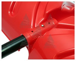 Лопата снеговая пластиковая SnowПингвин с черенком - фото 22964