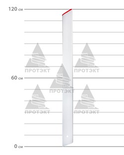 Столбик опознавательный для подземных кабельных линий электропередач СОЭ 1200, вид 2 - фото 23080