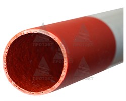 Веха дорожная сигнальная 1,8 м, диаметр 40 мм, толщина 2 мм - фото 23097