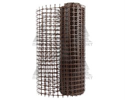 Сетка под забор ЗР-15, 0,4*20 м, коричневая - фото 23140