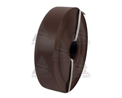 Лента для забора ЛЗ-48, 0,048 х 50 м, коричневая - фото 23176